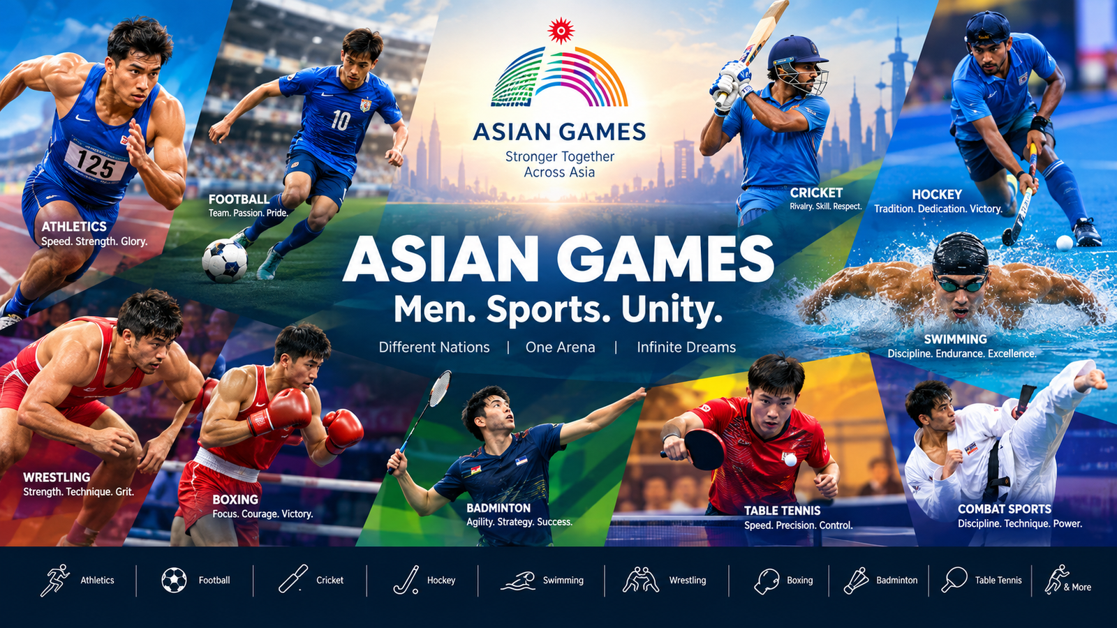 Asian Games: The Spirit of Men’s Sports, Competition and Excellence