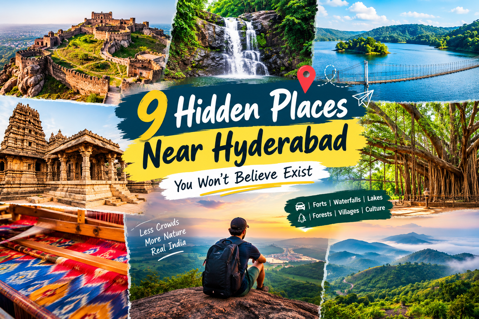 9 Hidden Places Near Hyderabad You Won’t Believe Exist